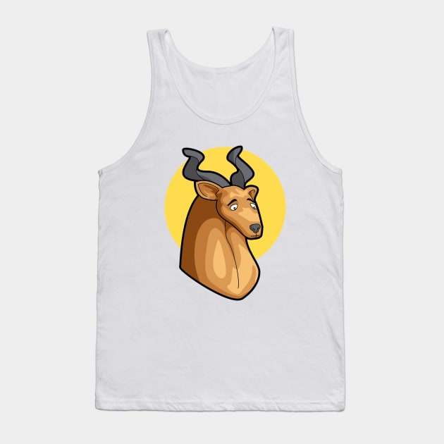 Lonely Kudu Art Tank Top by Wear Your Story